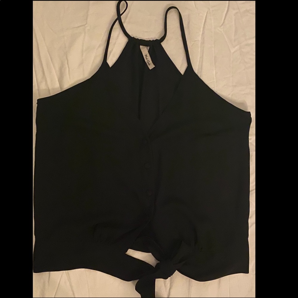 Button down tank top